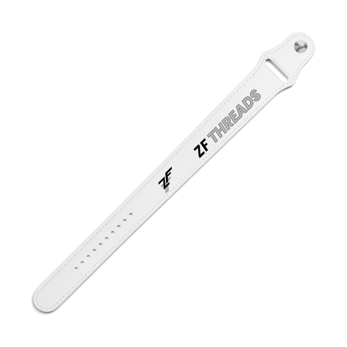 ZFT White Wristband