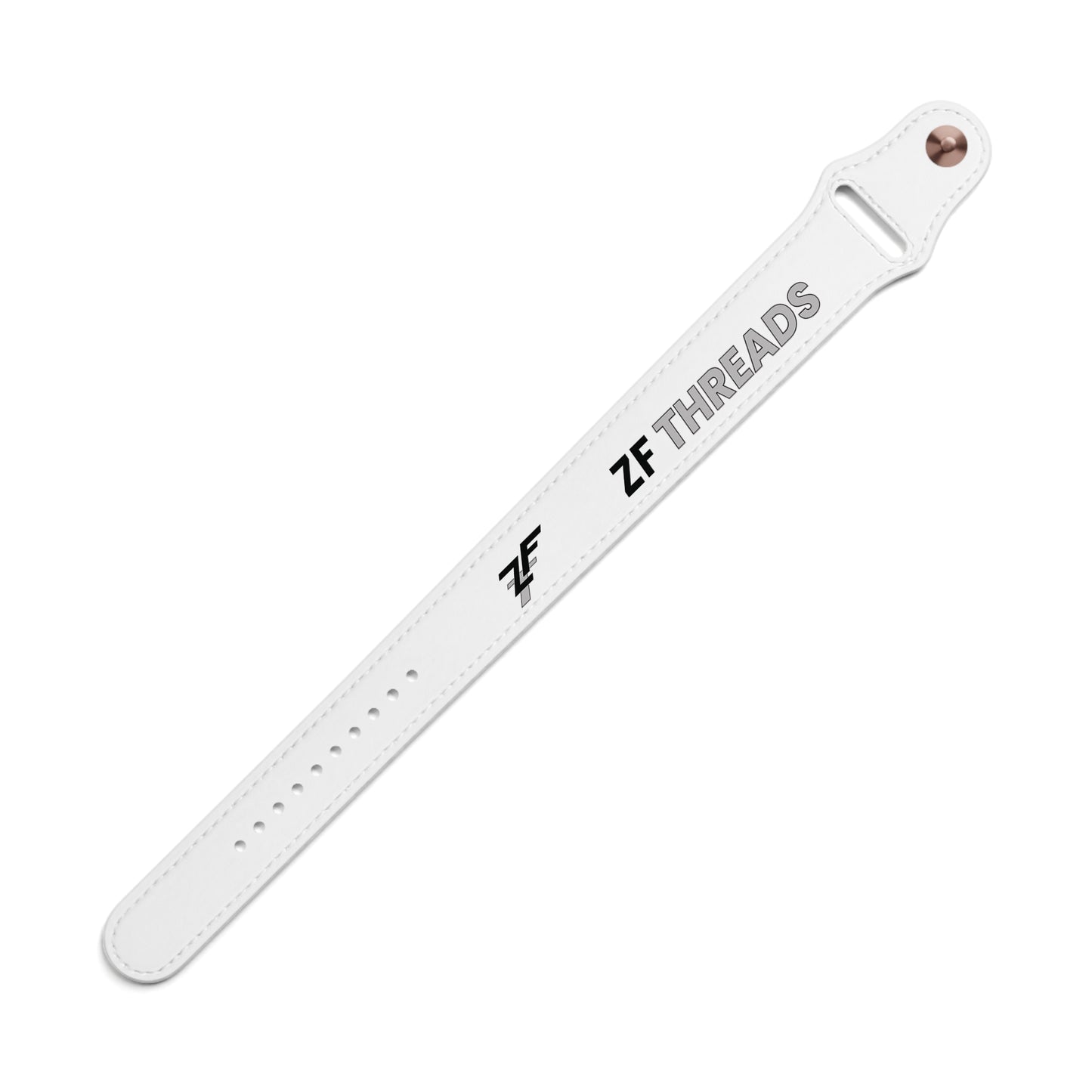 ZFT White Wristband