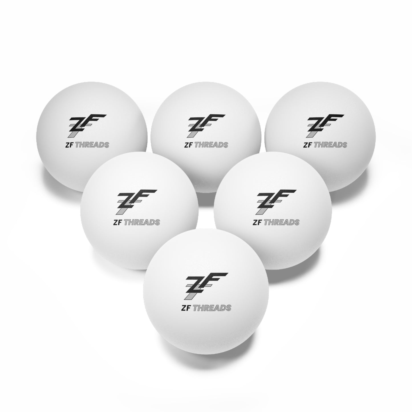 ZFT Pong Balls, 6pc