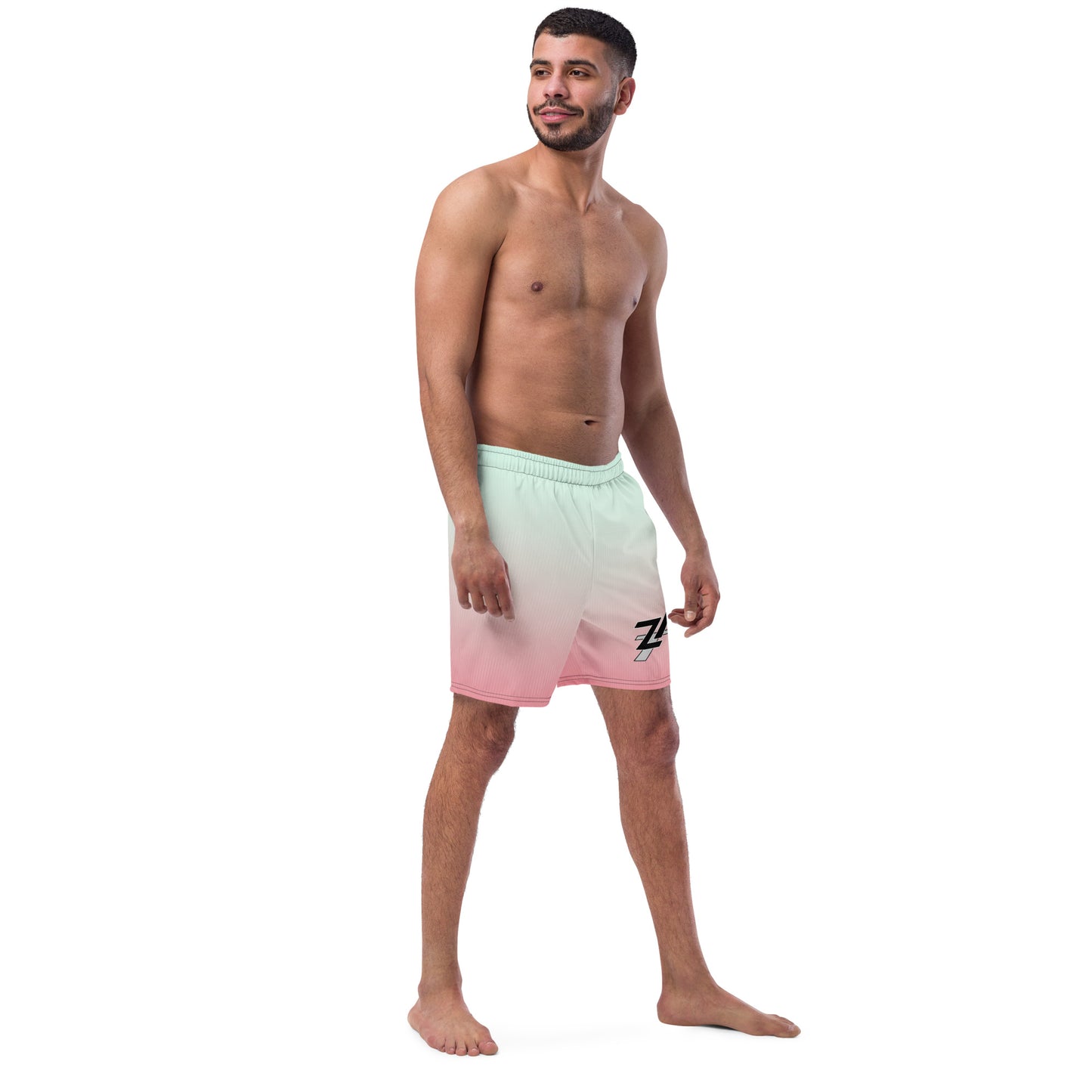 Summer Peach - Men’s swim trunks